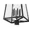 Z-Lite Rainer 6 Light Outdoor Post Mounted Fixture, 17.5in. W x 126in. H, Black 5015PHXXLR-5010P-BK - alternate 4